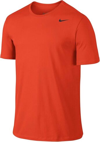 Nike Men's Short-Sleeved Training Shirt, White/Black, Large in Kuwait