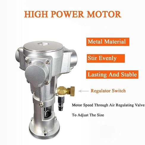 المحرض الهوائي ، آلة خلاط الخزان 1/2hp ، مركبة لا تحميل ربع في الدقيقة: 2500 دورة في الدقيقة ، خلاط قوسين الهوائية للطلاء ، أداة مزيج الطلاء لتحريك الطلاء ، الطلاء ، الغراء ، الأسمنت in Saudi Arabia