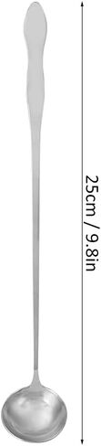 Haofy Mixing Spoon Stainless Steel Long Handle Stirring Spoon Wax Melting Wax Soap Base Stirring Candle Making Supplies for Candle Reusable Multifunctional Design 2 (#2) in Saudi Arabia