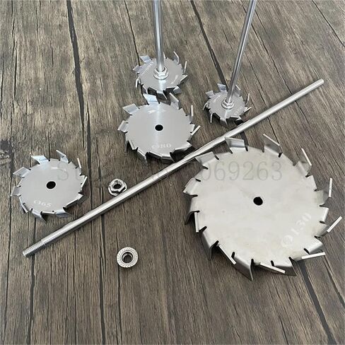 304 Stainless Steel Dispersing Disc, Sawtooth Type Stirrer Blade, Round Dispersing Blade (70mm Disk (no rod)) in Kuwait