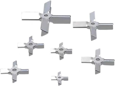 1pcs 304 stainless steel four-blade propeller, Stirring press the material cross paddle, for laboratory mixer equipment(60mm) in Kuwait