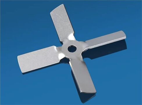 1pcs 304 stainless steel four-blade propeller, Stirring press the material cross paddle, for laboratory mixer equipment(60mm) in Kuwait