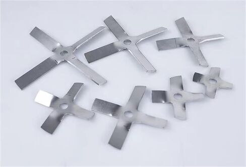 1pcs 304 stainless steel four-blade propeller, Stirring press the material cross paddle, for laboratory mixer equipment(60mm) in Kuwait