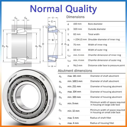 1Pcs Bearing 32326 31330 Tapering Bearing(32326) in Saudi Arabia