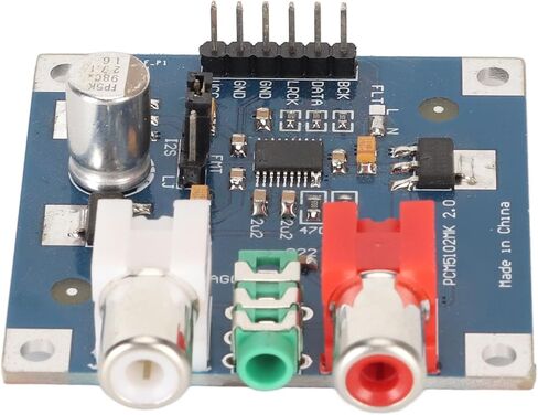 DAC Decoder Board I2S INPUT 32BIT 384K DECODER MODULE مع إخراج سماعة رأس 3.5 مم للاصطاعف DAC DAC DICDER ​​BOARDDAC MODULEI2S DAC DICDER ​​MODULEDAC Decoder in Saudi Arabia