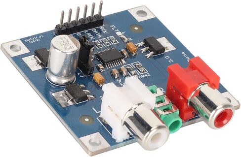 DAC Decoder Board I2S INPUT 32BIT 384K DECODER MODULE مع إخراج سماعة رأس 3.5 مم للاصطاعف DAC DAC DICDER ​​BOARDDAC MODULEI2S DAC DICDER ​​MODULEDAC Decoder in Saudi Arabia