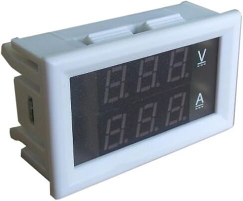 2PCS DC 100A Voltmeter Digital Amperemeter DC 3.5-30V 0.28 Inch (Black) in Saudi Arabia