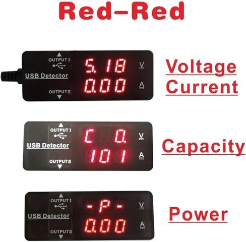 10PCS U Indicator Digital DC Voltage Ampere Panel Meter in Saudi Arabia