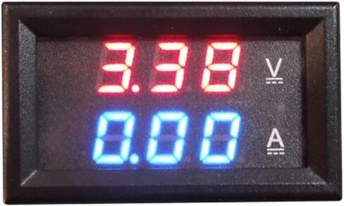 5pcs DC 3.5-30V 10A .28 بوصة LED Voltmeter الرقمية (أسود) in Saudi Arabia