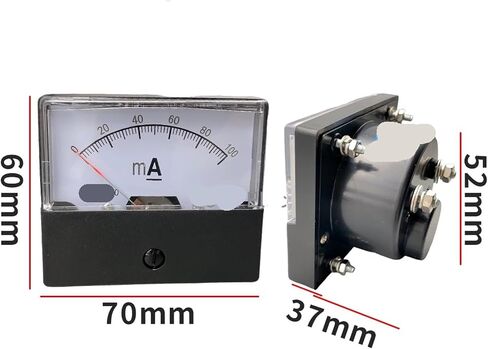 1PCS DC DH670 MANALOG CARTREN PANE METER (300MA) in Saudi Arabia