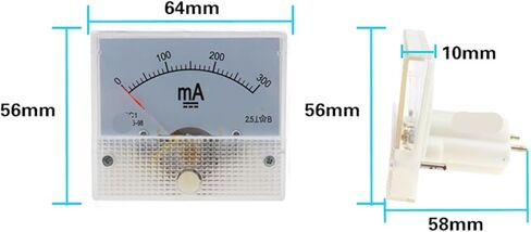 1PCS 85C1 Amperemeter 1MA-500MA(5MA) in Saudi Arabia
