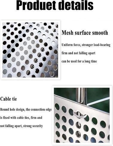 Stainless Steel Perforated Sheet, Industrial Metal Plate, Cat Balcony Nets, Leakproof Anti-Fall Window Mesh Pad (55x330cm) - Durable Safety Protection for Pets in Saudi Arabia