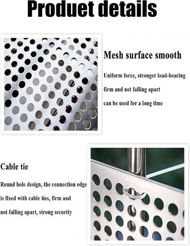 Stainless Steel Perforated Sheet for Cats, Industrial Metal Plate, Leakproof Balcony Netting, Anti-Fall Mesh Pad (55x170cm) - Durable Cat Safety Solution in Saudi Arabia