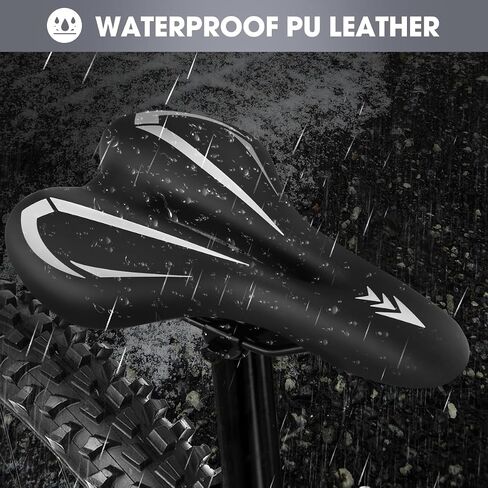 MSDADA ROAD BIKE SEAT SACED BIKE SADDLE - SOFT CUSHION PATDED PCYCLE PCYCLE PACKED FOR REFIER in Kuwait
