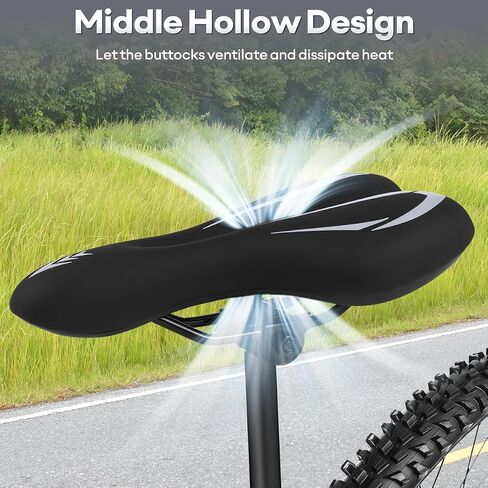 MSDADA ROAD BIKE SEAT SACED BIKE SADDLE - SOFT CUSHION PATDED PCYCLE PCYCLE PACKED FOR REFIER in Kuwait