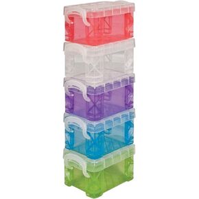 Super Stacker 4 Pack Pixie Boxes, Multi-Colored