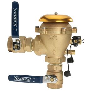 Febco T765GBV Backflow Preventer Pressure Vacuum Breaker with Quarter Turn Shutoff and Smart Enabled Ready, 1 1/2 Inch