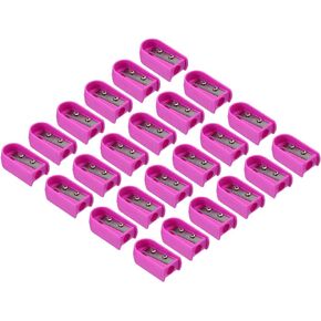 PATIKIL Pencil Sharpeners, 24 Pack Plastic Manual Pencil Sharpener Bulk Single Hole Pencil Sharpeners for Office Classroom Art Painting, Blue
