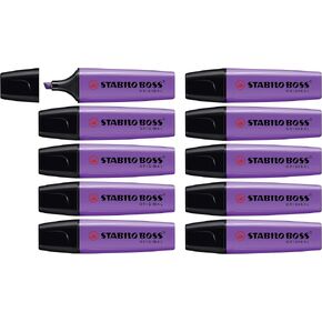 Highlighter - STABILO Boss Pastel Cherry Blossom Pink Box of 10