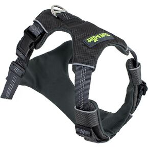 Tuff Mutt Dog Harness for Medium & Large Breeds, Easy On Easy Off with a No Pull Front Chest Clip, Walk, Run & Hike with Confidence, Stay Safe with Bright Reflective Stitching
