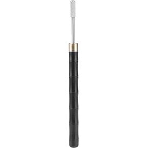 GLOGLOW Leather Edge Dye Pen, Stainless Steel Top Edge Dye Roller Edge Roller Applicator with Sandalwood Handle Leather Edge Printing Tool Leather DIY Craft