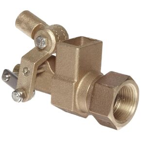 RF605T-1 RF605T High Turbo Series Bob Red Brass Float Valve, 1" NPT Female Inlet x Free Flow Outlet, 110 gpm at 85 psi Pressure