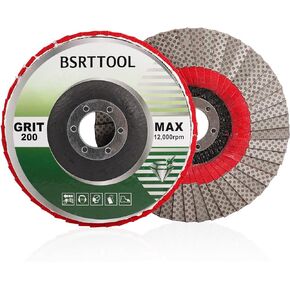 5" Diamond Flap Disc Grinding Sanding Wheels 120 Grit - Sander Tile Stone Marble Concrete Granite Ceramics Glass 1Pcs