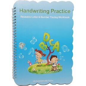 Handwriting Practice - Reusable Letter and Number Tracing Workbook