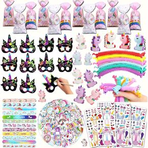 Unicorn Party Favors for Kids, Unicorn Birthday Party Supplies, Unicorn Goodie Bags Gifts, Unicorn Fillers Pinata Stuffers,Unicorn Birthday Party Favors Decorations , Unicorn Toys