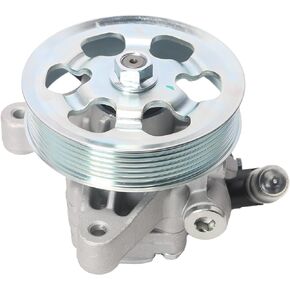 Power Steering Pump w/Pulley, for Acura RSX 2002-2006, for Acura TSX 2006-2008, for Honda Accord 2006-2007, for Honda CR-V 2002/2005-2011, for Honda Element 2006-2011, Replace# 21-5419, 56110-PNB-A03