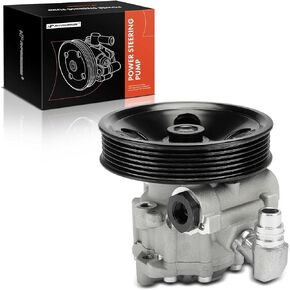 A-Premium Power Steering Pump, with Pulley, Compatible with Mercedes-Benz CL500 2000-2001, E320 2003-2005, E500 2003-2006, E55 AMG 2004-2006, S600 2001, 3.2L 5.4L 5.5L 5.8L 6.0L, Replace # 0034666001