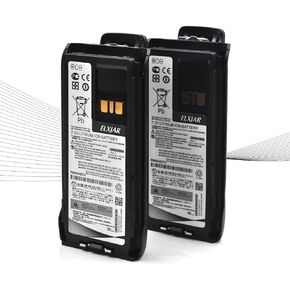 (2-Pack) 7.2V 2200mAh PMNN4807A Li-ion Battery Replacement for Motorola R7 Radios