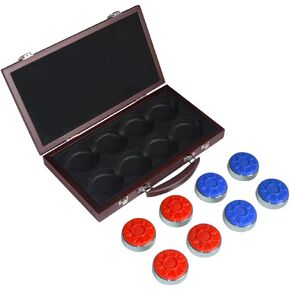 Hathaway Pro-Series Shuffleboard Puck Set, Red/Blue