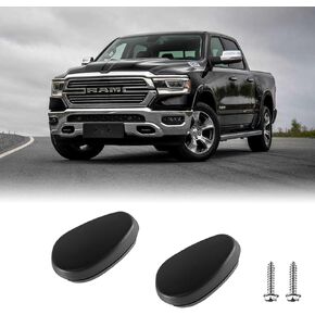 Running Board End Caps for 2013-2022 Dodge Ram 1500 Crew Cab, Side Steps Bars End Caps Cover Set Compatible with 2013-2019 Dodge Ram 2500 3500