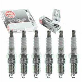 Sixity Auto 6 pc NGK V-Power Spark Plugs, Compatible with Chevrolet S10 4.3L V6 1996-2004