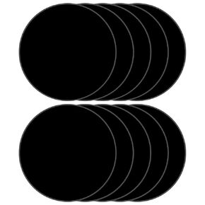 DARENYI Clear Acrylic Sheets, 8 inch Dia 0.04' Thick Plexiglass Sheets, Round Acrylic Boards Plexiglass Panels Transparent Acrylic Disc Disks for DIY Craft Project Sign, Pack of 10