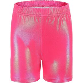 Nothing Girls Gymnastics Shorts Athletic Leotards Sparkle Dance Tumbling 5-10Years