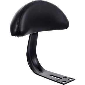 Bike Seat Saddle Backrest, Electric Bike Backrest Support Bike Safety Rest Rear Support Rear Backrest Pad with Metal Support U Shape Comfortable, Black