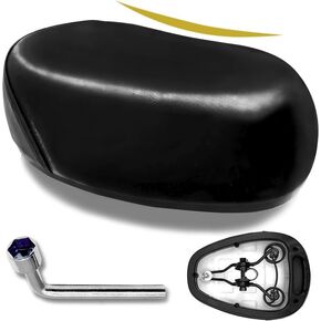Comfortable Bike Seat Cushion Memory Foam Sweat Proof Waterproof Saddle with Dual Shock Absorbing Bicycle Saddle Fit for Electric Scooter/Stationary/Exercise/Indoor/Mountain/Road Bikes