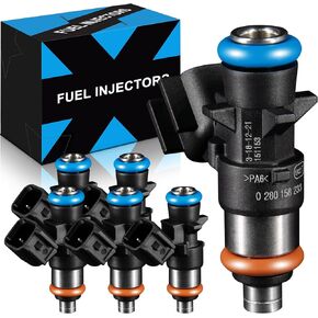 Upgraded Fuel Injectors Fits For:-Chrysler 300 For:-Dodge Charger Durango Journey Avenger Challenger For:-Jeep Wrangler jk Grand Cherokee For:-Ram 1500 Promaster 0280158233 3.6L V6 11-19 (6)