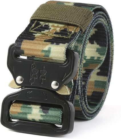 Tactical Belt Outdoor Hunting Multi-function Alloy Buckle Marine Corps Canvas Belt in Saudi Arabia