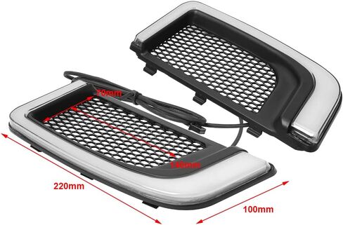 Motorcycle LED Fairing Lower Grills Running Light Fits for Harley Touring Street Electra Glide Tri Glide FLHTK FLHTCU FLHTKSE 2014-2020 in Saudi Arabia