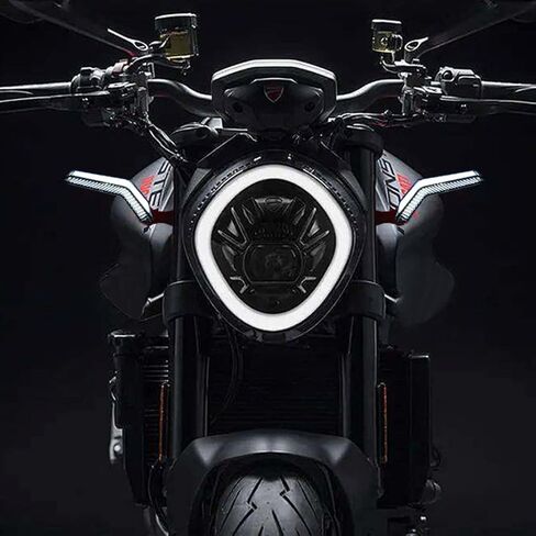 قطعتان من إشارات الانعطاف للدراجات النارية 12 فولت LED مؤشرات ضوئية تسليط الضوء على مصباح وامض الجناح مقاوم للماء IPX66 ملحقات عالمية للدراجات النارية (أزرق) in Kuwait