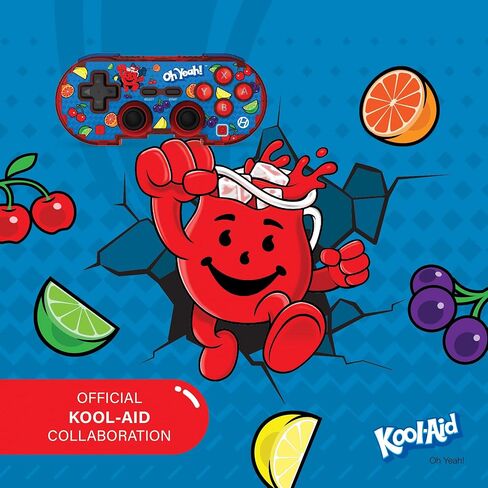 Hyperkin Limited Edition Official Kool-Aid Pixel Art Bluetooth Controller - Officially Licensed - For Nintendo Switch®, PC, Mac®, Android®, iOS® (Oh Yeah) in Saudi Arabia