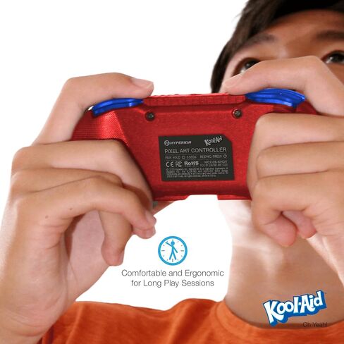 Hyperkin Limited Edition Official Kool-Aid Pixel Art Bluetooth Controller - Officially Licensed - For Nintendo Switch®, PC, Mac®, Android®, iOS® (Oh Yeah) in Saudi Arabia