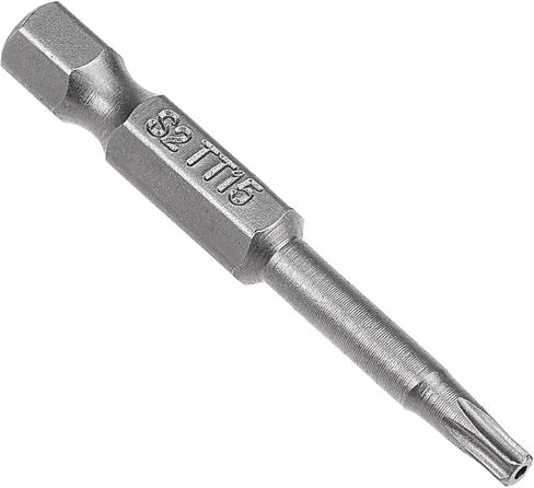uxcell 5 Pcs T8 Magnetic Torx Screwdriver Bits, 1/4 Inch Hex Shank 2-inch Length S2 Security Tamper Proof Screw Driver Kit Tools in Saudi Arabia