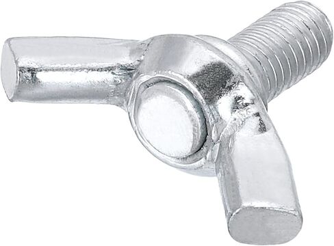 30 قطعة من مسامير فراشة الجناح M5x10mm من Uxcell، براغي يدوية للإبهام، براغي فراشة من الفولاذ الكربوني in Kuwait