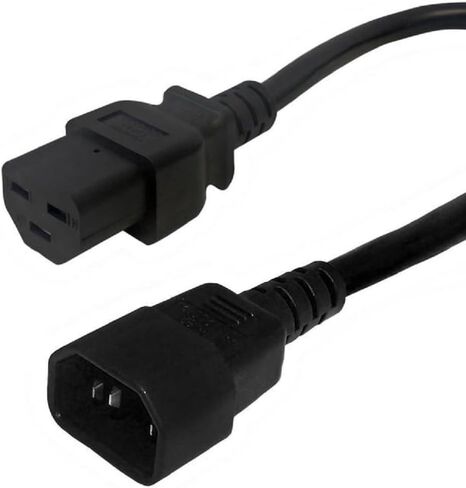 سلك تمديد طاقة الكمبيوتر عالي التحمل للخوادم وأجهزة الكمبيوتر IEC-320-C14 إلى IEC-320-C21، C14 إلى C21 كابل تمديد الطاقة 110-250 فولت، 16 أمبير (C14 إلى C21 1.8 متر/6 قدم) in Kuwait