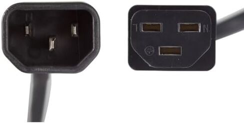 سلك تمديد طاقة الكمبيوتر عالي التحمل للخوادم وأجهزة الكمبيوتر IEC-320-C14 إلى IEC-320-C21، C14 إلى C21 كابل تمديد الطاقة 110-250 فولت، 16 أمبير (C14 إلى C21 1.8 متر/6 قدم) in Kuwait