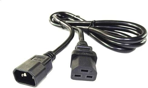 سلك تمديد طاقة الكمبيوتر عالي التحمل للخوادم وأجهزة الكمبيوتر IEC-320-C14 إلى IEC-320-C21، C14 إلى C21 كابل تمديد الطاقة 110-250 فولت، 16 أمبير (C14 إلى C21 1.8 متر/6 قدم) in Kuwait